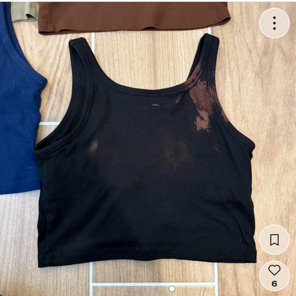 Bundle of 4 PINK Victoria's Secret Tank Tops Built in Bra Bralette Cropped Set - Picture 5 of 5